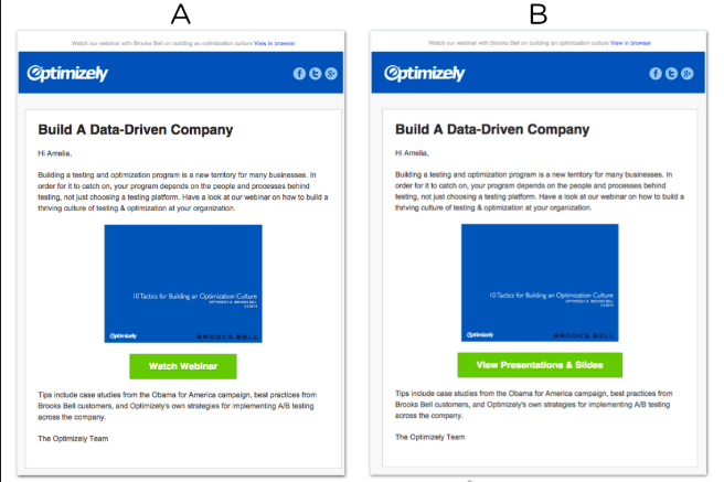 Try A/B email testing for each campaign