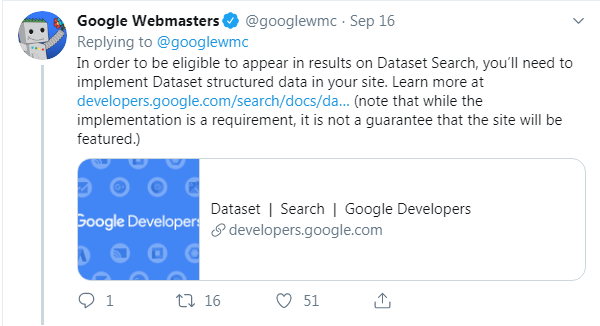 Google-Tweet-Webmaster-Dataset