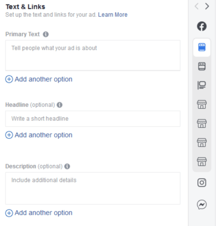Facebook Responsive Ads For Adding More Text Variants