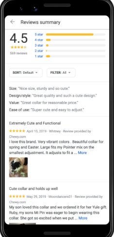 User Generated image In product review