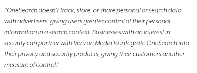 Verizon Media Statement