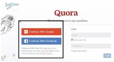 Account Creation on Quora Platform