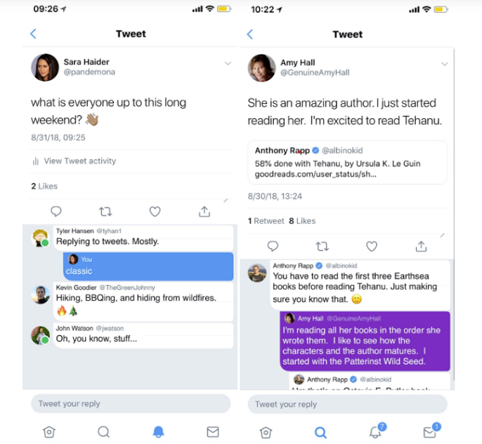 Conversation Threads On iOS Has Been Launched By Twitter