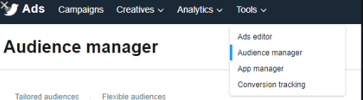 Twitter Audience Manager