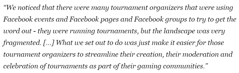 Explanation by Facebook Gaming Head