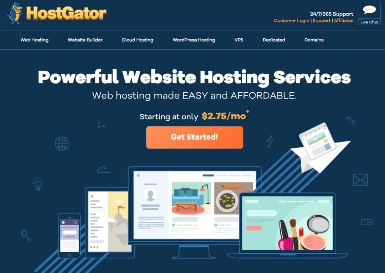 Hostgator's Website Builder