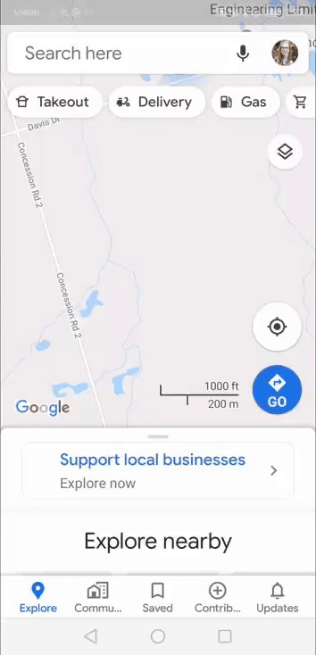 google maps support