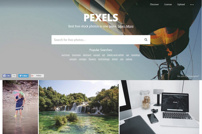 Pexel Stock Photo Site