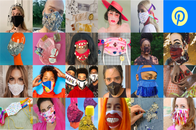 Pinterest Comes With A New 'Make A Statement Mask' Challenge