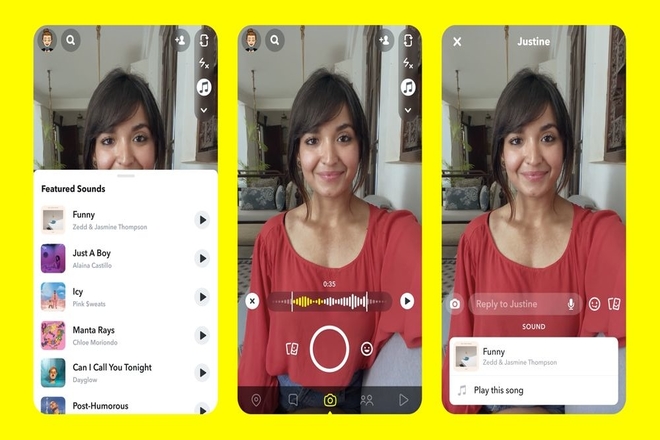 Snapchat Deals With Music Publishers To Add More Music To Its Videos.