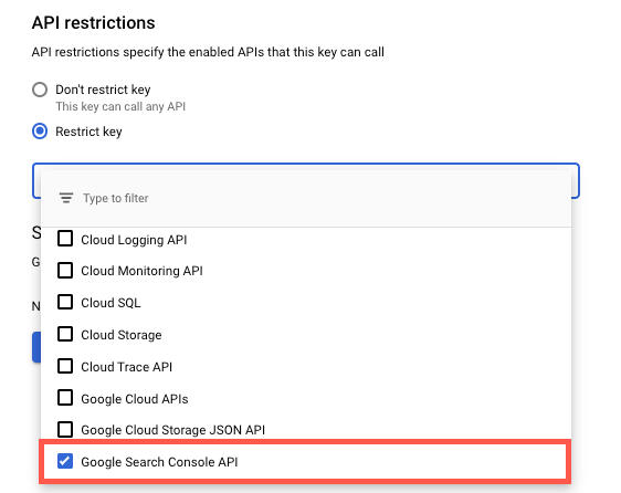 API Key Restriction Changes -