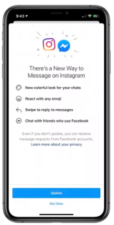 Some of the benefits of merging Messenger with Instagram direct: