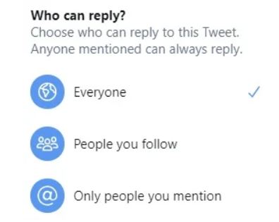 Who can reply?