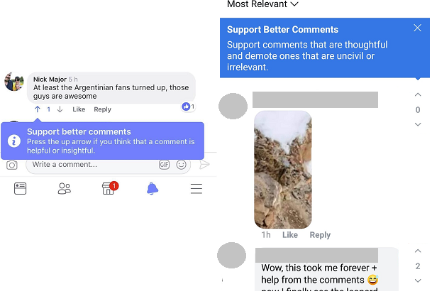 Facebook Comment Support